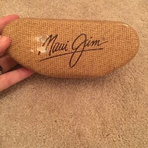 Maui Jim Hardshell Tan Sunglasses Case